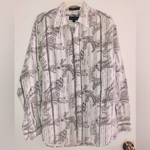 Michael Brandon Men’s Button Up Long Sleeve size Large
